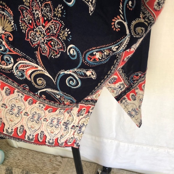 Angie Boho Oversized Kimono style Floral Top Cover Up Small - Picture 3 of 7